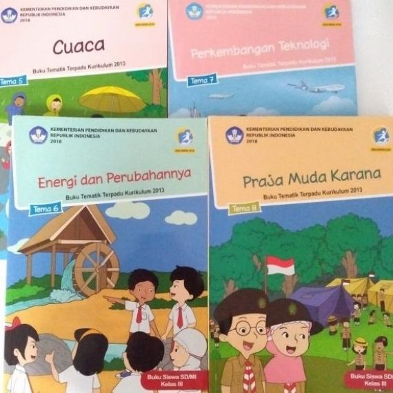 

SALE Buku Tematik Kelas 3 sd tema 5 6 7 8 Paket Hemat Semester 2 Termurah