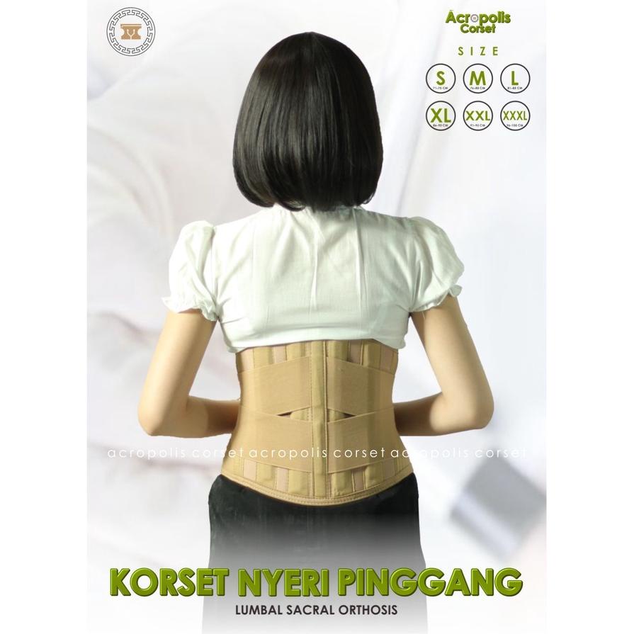 Terbaik! Korset Sakit Pinggang / Korset Kesehatan / Korset Nyeri Pinggang / Korset LSO / Korset Hnp 