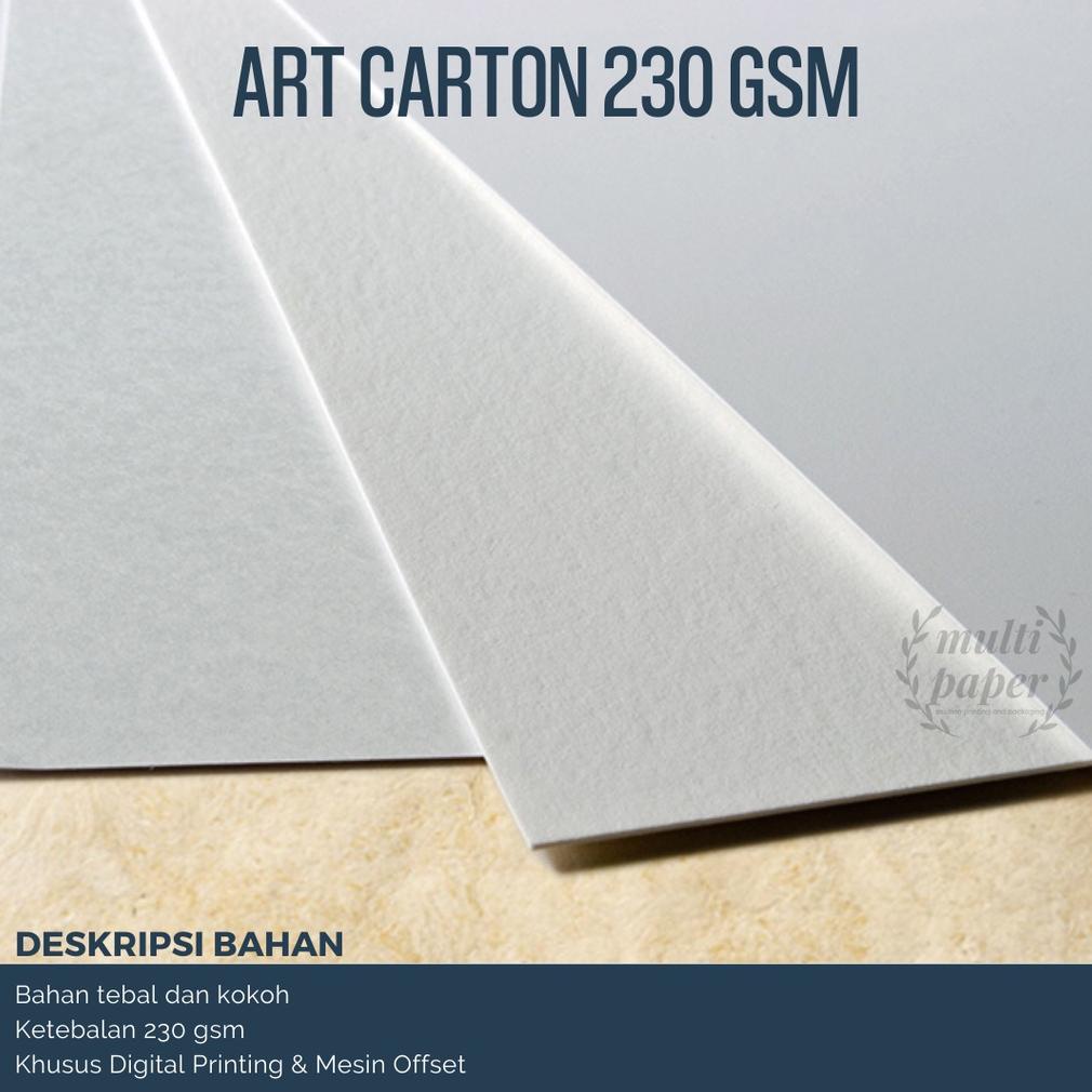 

Special Kertas Art Carton 230 gsm A4 isi 50 lembar / Art Karton A4 ~