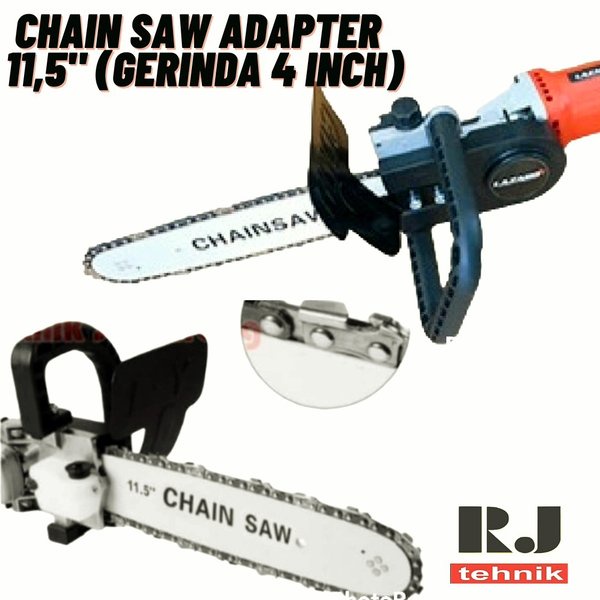 Chainsaw Mini Electric Chain Saw Mini Dudukan Adapter Gergaji Ke Mesin Gerinda Murah