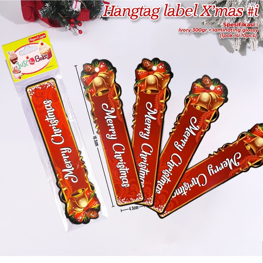 

Hangtag Label Xmas / Hangtag Edisi Natal (1 Bal 500 Pcs)