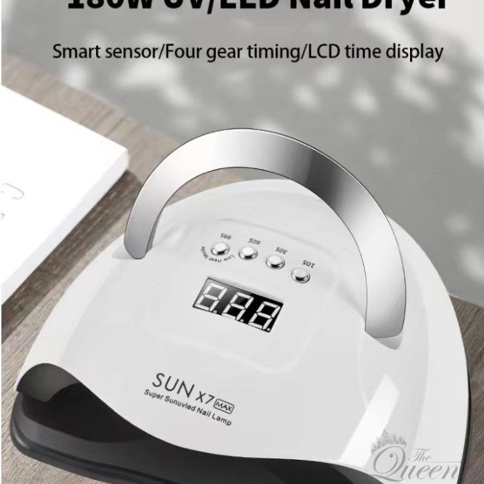 Promo Sun X7 Max 180W Uv Lamp 57Leds Alat Pengering Kutek Uv Led Nail Lamp