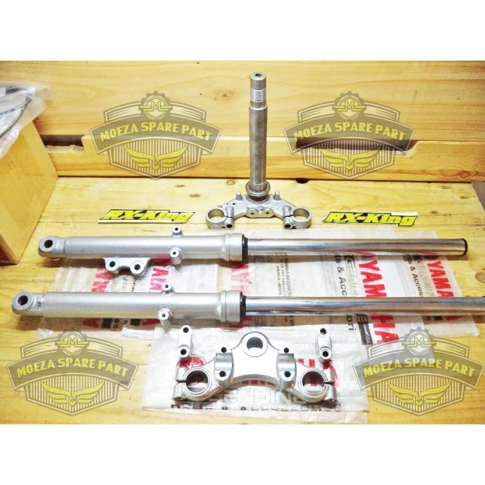 {BEKAS} Shockbreaker Shock Depan Set RxKing Rx King Ori Bekas Silver Series Berkualitas