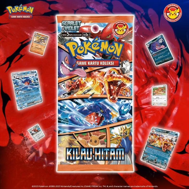 Big Sale Kilau Hitam Sv3S Booster Pack Pokemon Tcg Indonesia Card Kartu Langka Original Charizard Bo
