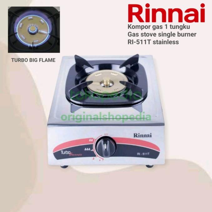 .........] Kompor rinnai 1 sumbu Ri511T Kompor gas rinnai Gas stove single burner