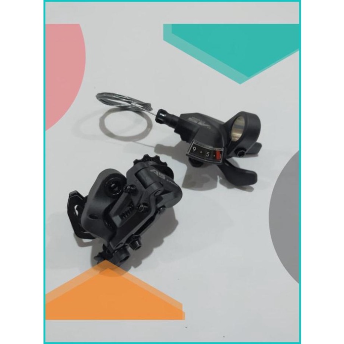 L-TWOO mini groupset 9 speed Ltwoo A5 shifter dan RD sepeda MTB, lipa