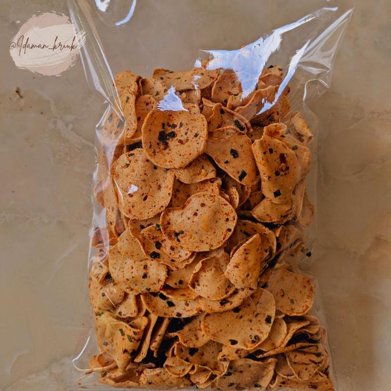 

GRATIS ONGKIR BASRENG KRIUK PEDAS DAUNJERUK 250G/BASRENG/DAUNJERUK/KRIUK/MANTAP TETAP TRENDING DI SHOPEE