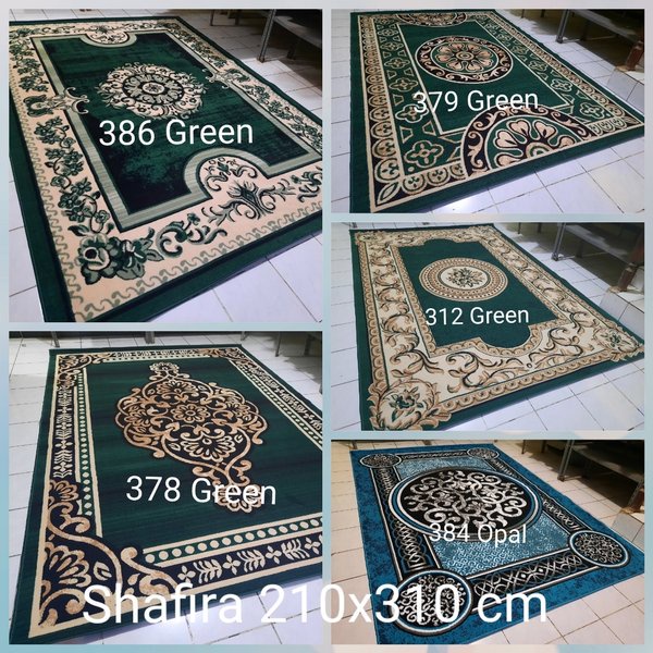 Karpet Permadani Jumbo Klasik Shafira Almaya Green
