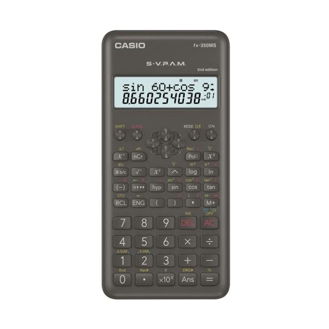 

Kalkulator Ilmiah CASIO FX-350MS 2nd Edition Scientific Calculator