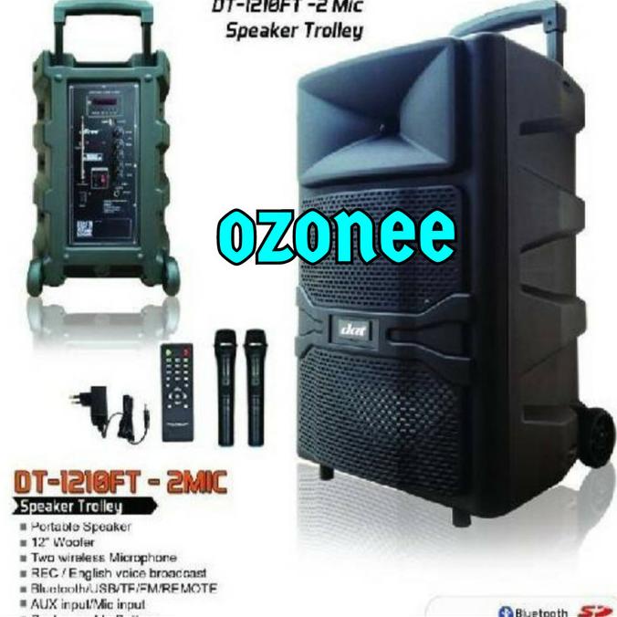 

SPEAKER PORTABLE DAT DT 1210 FT DT1210FT 12 INCH ORIGINAL