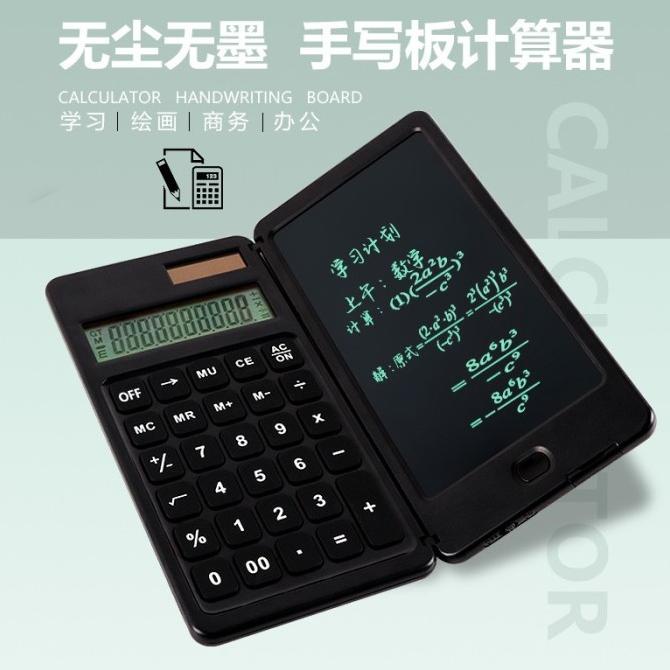 

Foldable Desk Scientific Calculators Math Calculator with Notepad