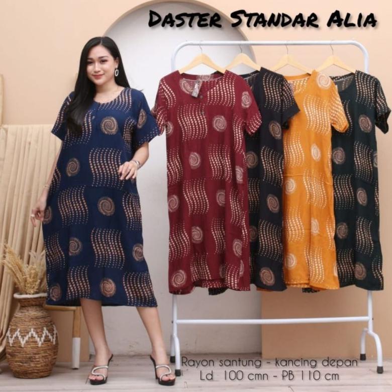 Cod Daster Batik Kencana Unggu //Daster Busui Daster Pekalongan // Daster Ibu Daster Hamil Murah