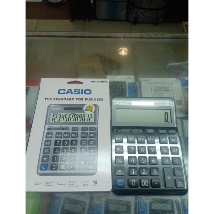 

Casio DM-1200FM - Calculator Desktop Kalkulator Meja Kantor DM 1200 FM