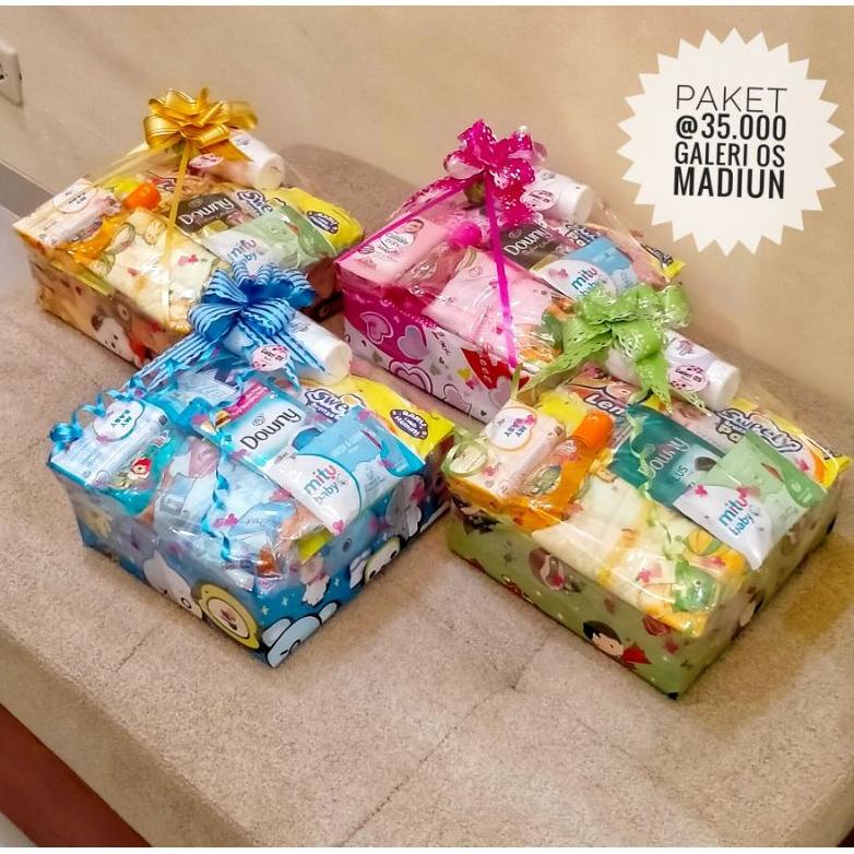 Parcel Baby Murah/Baby Hampers/Babygift + Packing Kardus & Plastik Terbaru