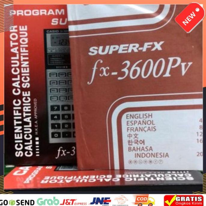 

Kalkulator Casio Scientific Program FX 3600 Pv