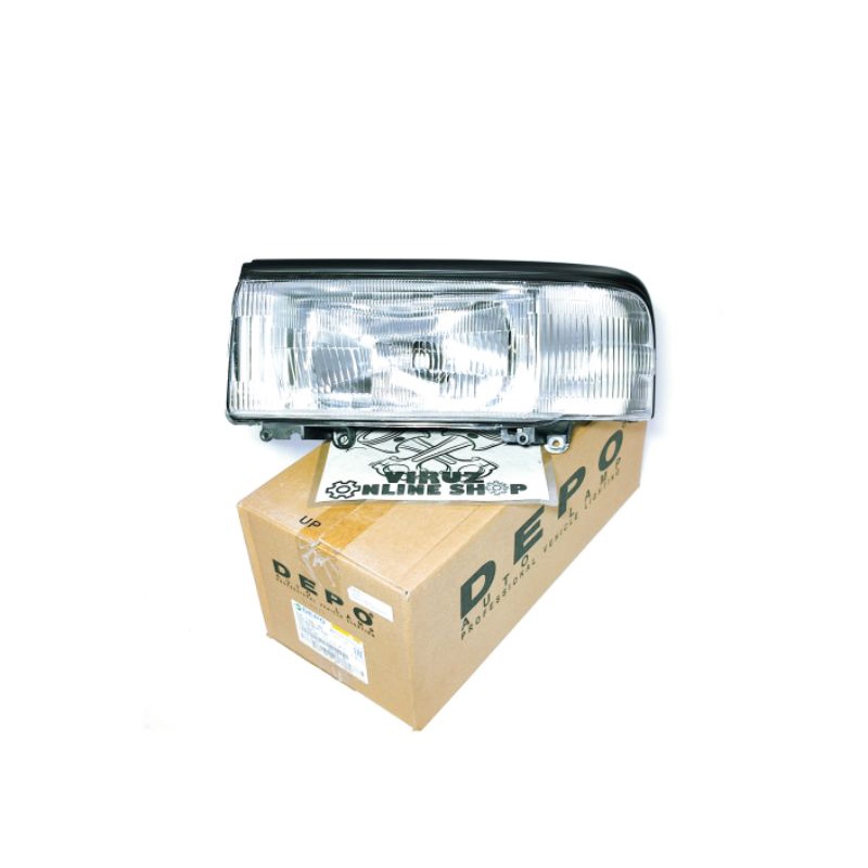 HEADLAMP HEAD LAMP LAMPU DEPAN SILVER SUZUKI CARRY 1.3 1.5 FUTURA HITAM