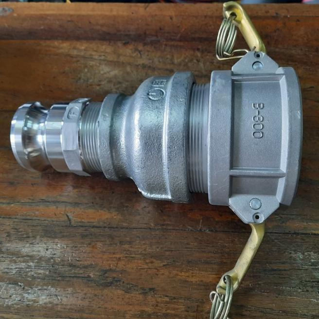 Coupling Camlok Adapter Alat SPBU 3 x 2 Aluminium Reducer Pertamina Top