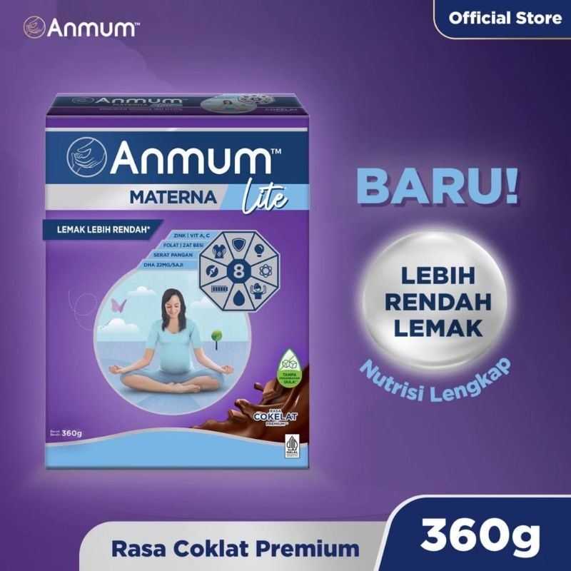 Anmum materna coklat 400g , vanila 400g dan anmum materna lite coklat 360g