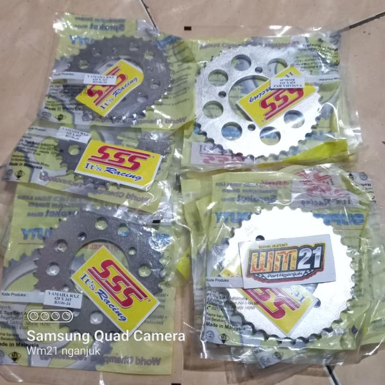 gir belakang sss yamaha 415 428 uk 33 34 35 36 37 38 39 gear rxz rxking rx king jupiter megapro tige