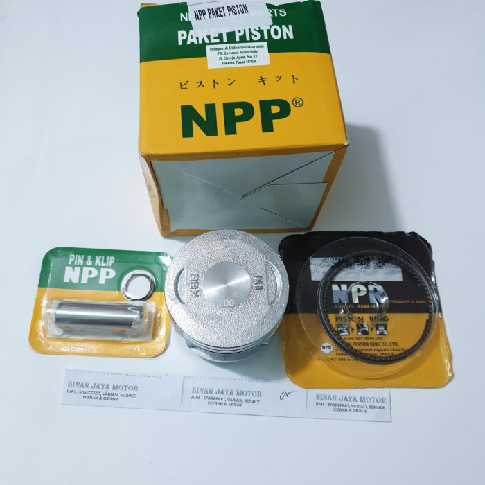 Cod Piston Kit Set Tiger Oversize 200 Npp Terjamin Kode Ema250