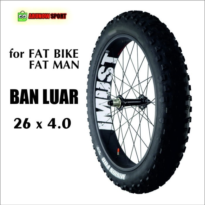BAN LUAR 26X4.0 SEPEDA FAT BIKE 26 X 4.0 POLOS ORIGINAL