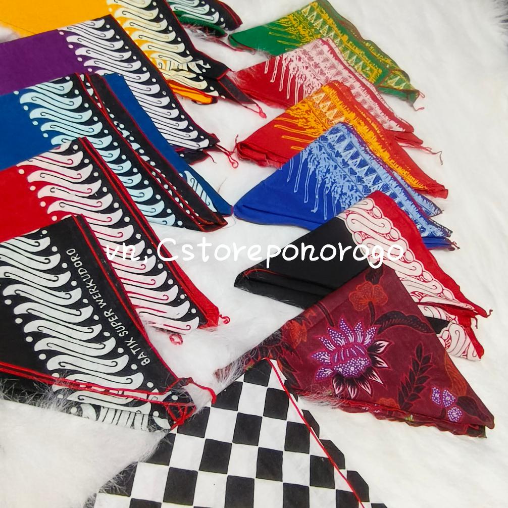 Sale Udeng Segitiga Kualitas Premium Werkudoro Asli / Udeng Banyuwawi / Udeng Jawa / Iket Bali / Bar