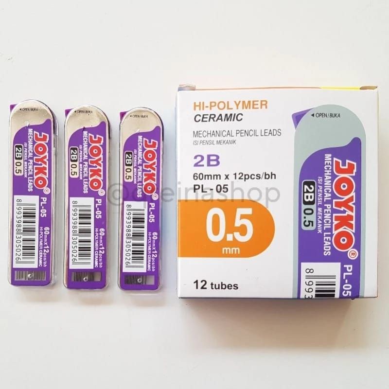 

KarensMart Reffil Isi Pensil Mekanik Joyko 2B 0.5mm PL-05