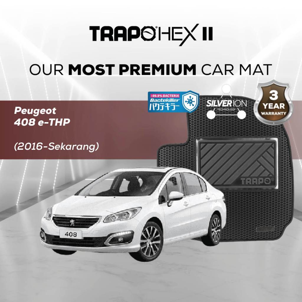 Karpet Mobil Trapo Hex II Peugeot 408 e-THP (2016-Sekarang)