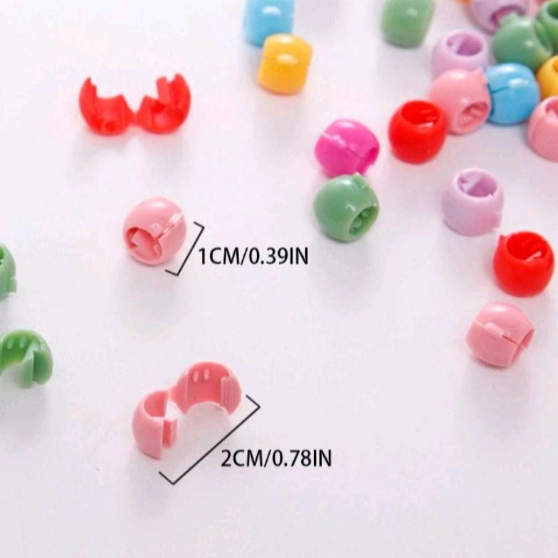 Jepit rambut bulat kecil(isi 10)