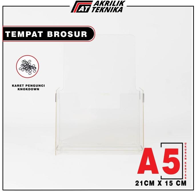 

mit RAK / TEMPAT BROSUR / TEMPAT DISPLAY BROSUR AKRILIK DISPLAY UKURAN A5