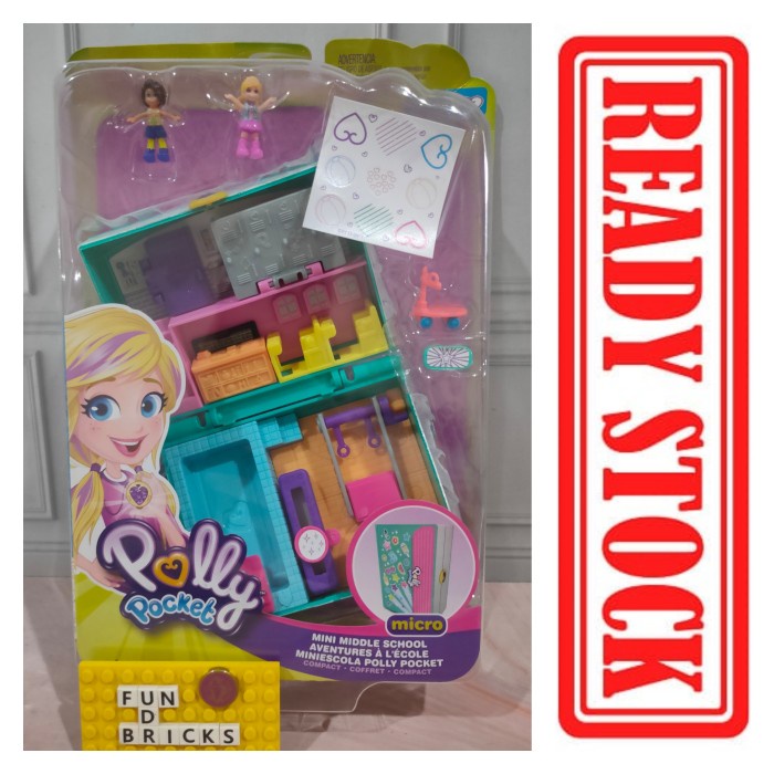 mattel polly pocket mini middle school