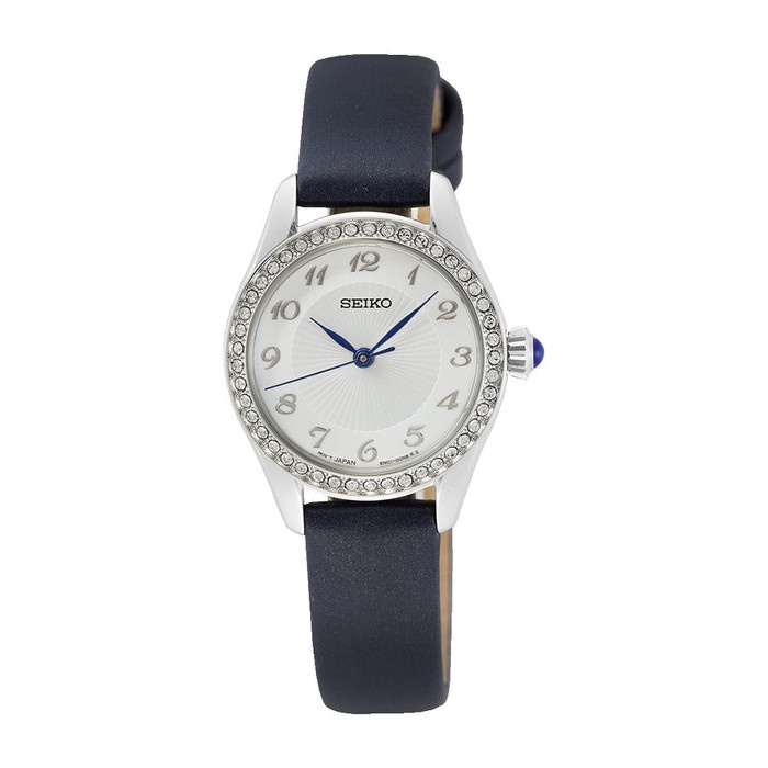 JAM TANGAN WANITA SEIKO QUARTZ LEATHER STRAP SUR385P2