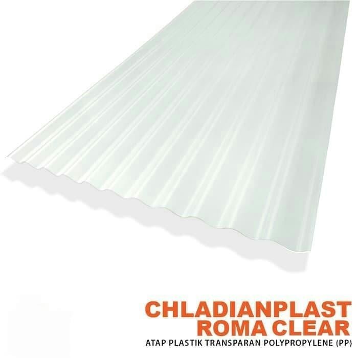 CHLADIANPLAST FIBER GELOMBANG 83 X 210 TEBAL 1MM ATAP KUALITAS PREMIUM