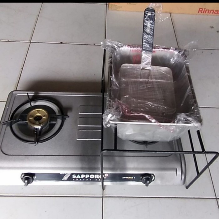 Terbaru Panci/Penggorengan Kotak Plus Saringan Dan Dudukan Nya Promo Terlaris