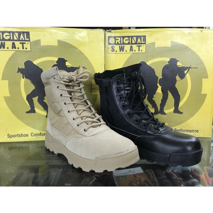 PROMO SEPATU TACTICAL ORIGINAL SWAT TACTICAL BOOT IMPOR QUALITAS TOP ORIGINAL
