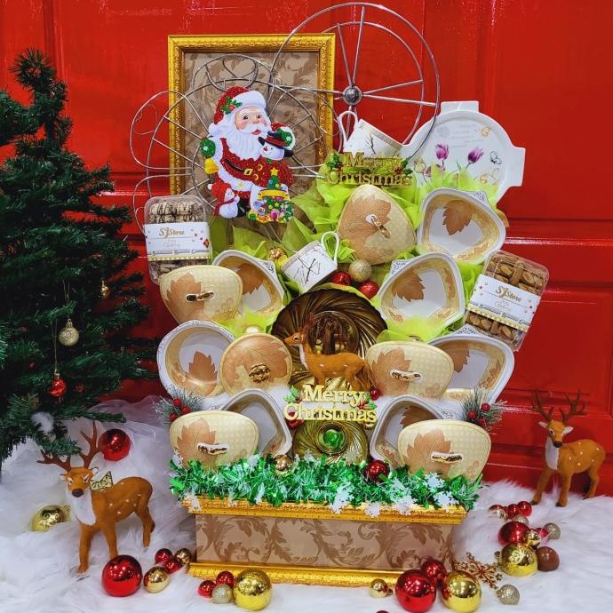 

Terlarisss - Paket Dekorasi Hampers Natal Christmas Parcel Hadiah Kue Kering 444 - Langsung Kirim