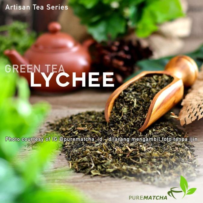 

Artisan Tea Cafe - Green Tea Lychee Teh Hijau Rasa Leci Sample 10G Kode 310