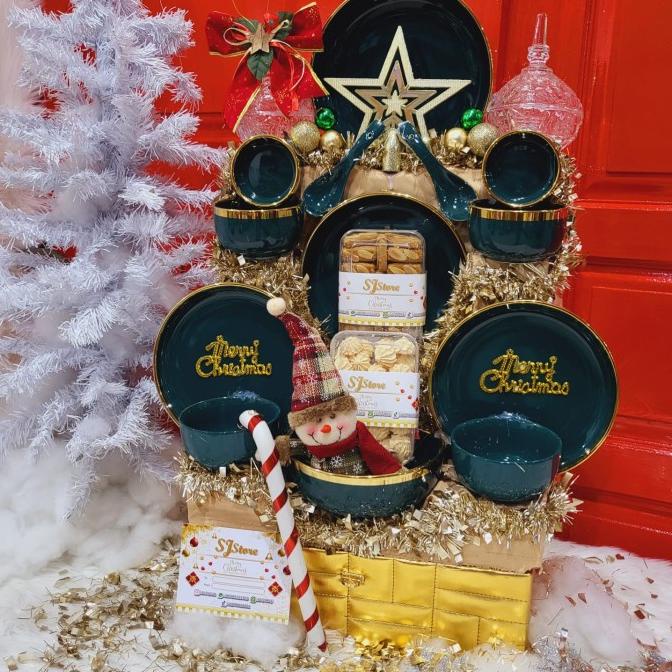 

Terlarisss - Paket Dekorasi Hampers Natal Christmas Parcel Hadiah Kue Kering 327 - Langsung Kirim