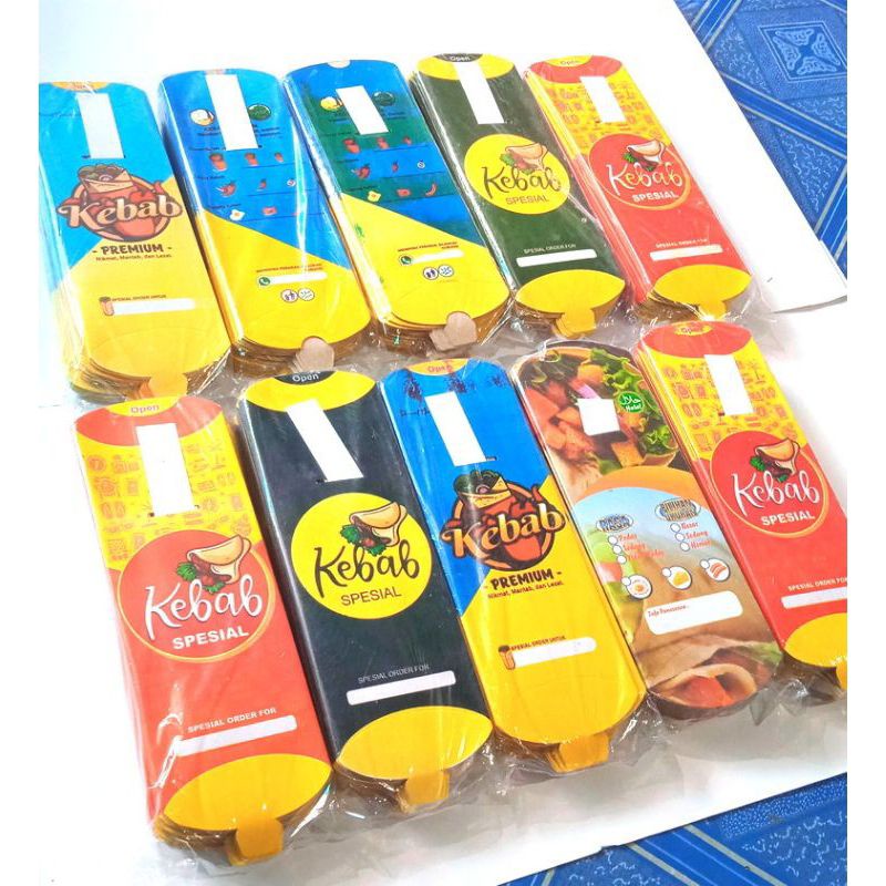 

200 Lembar kertas kebab / Bungkus kebab / Kemasan kebab