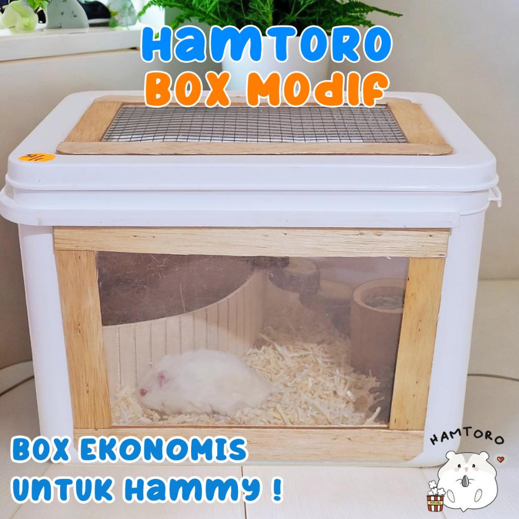 Berkah Box Es Krim Modif Kandang Hamster Besar