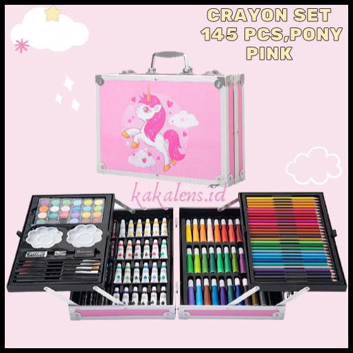 

BEST DEAL CRAYON ART SET KOPER SET CRAYON MEWARNAI ANAK ALAT LUKIS ANAK 145 PCS !!!!!