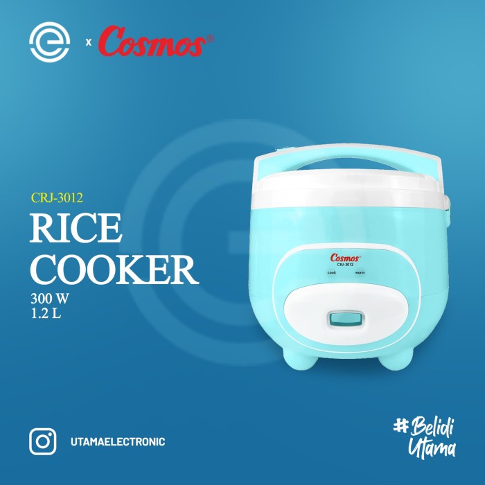 COSMOS Rice Cooker 1.2Liter CRJ-3012