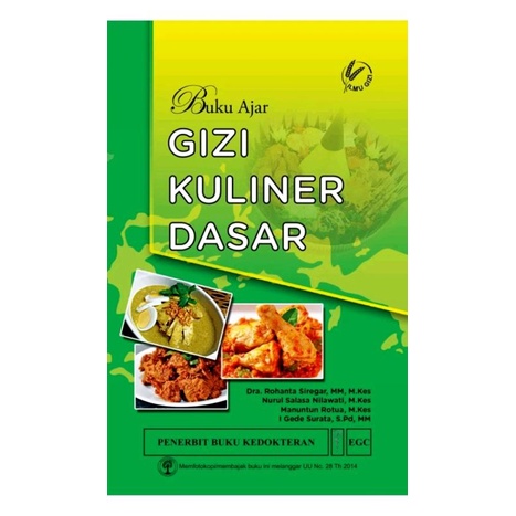 Buku Ajar GIZI KULINER DASAR. ( ORIGINAL )