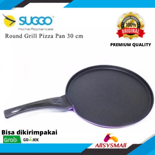 [Ori] Round Grill Pan-Crepes Pan-Pizza Pan Suggo Anti Lengket High Quality Diskon