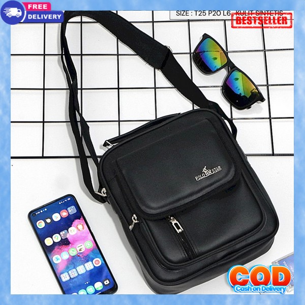 Slempang Casual Trendy Waistbag Gaya Korea Tas Selempang Pria Wesbag Terbaru 2024 Sling Bag Pria Kec