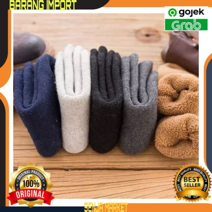 KAOS KAKI KAUS KAKI WINTER MUSIM DINGIN WOOL BULU DOMBA TEBAL SO