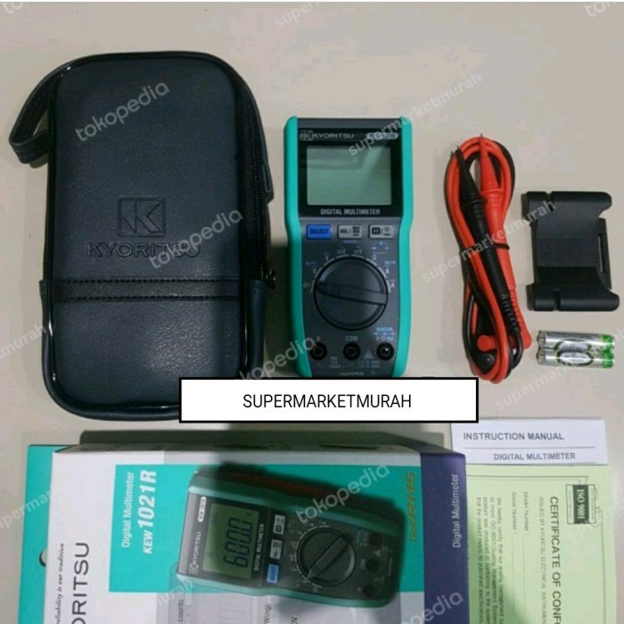 Kyoritsu KEW 1021R True RMS Digital Multimeter 1021 R ganti kew 1020r -Lulas G