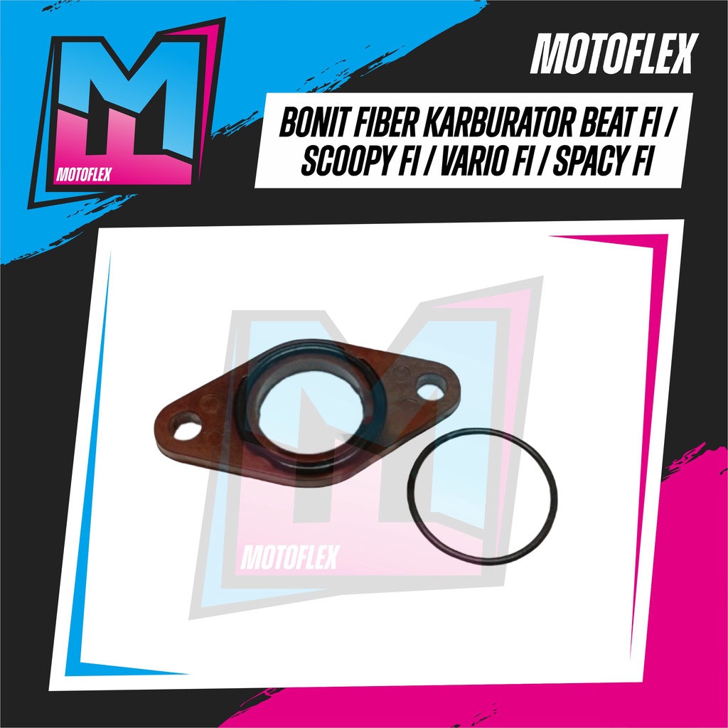 Bonit Ebonit Fiber Karburator Beat Fi / Scoopy Fi / Vario Fi / Spacy Fi