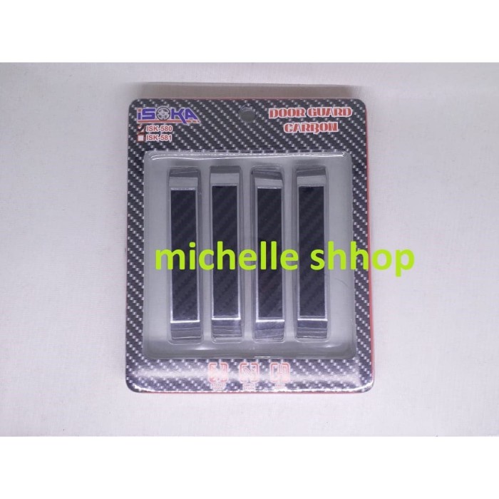 Door Guard Pelindung Pintu Carbon Mobil Fortuner Ready