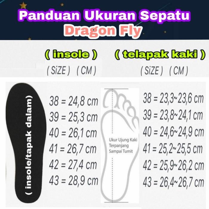 TERLARIS - SEPATU CAPUNG DRAGONFLY ORI FALCON PUTIH SEPATU PRIA MURAH + K KAKI